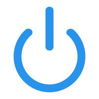 Round Sensor Key Dynamic Power Start Button vector
