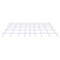 Horizontal Grid Drawn With Blue Lines Perspective vector