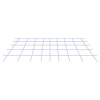 Horizontal Grid Drawn With Blue Lines Perspective vector