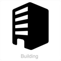 Building and apartment icon concept vector