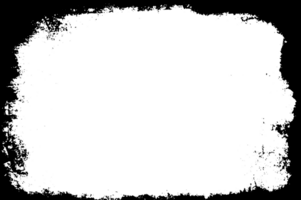 grunge gräns textur bakgrund. abstrakt ram täcka över. png grafisk illustration med transparent bakgrund.