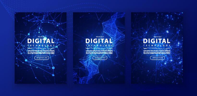Digital Transformation Background Vector Art, Icons, and Graphics for