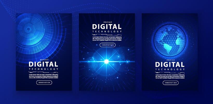 Digital Transformation Background Vector Art, Icons, and Graphics for