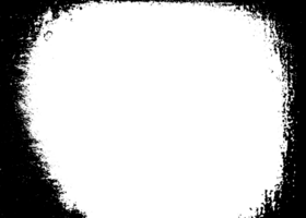 grunge gräns textur bakgrund. abstrakt ram täcka över. png grafisk illustration med transparent bakgrund.