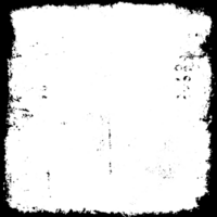 grunge gräns textur bakgrund. abstrakt ram täcka över. png grafisk illustration med transparent bakgrund.