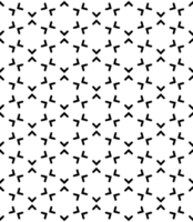 Black seamless abstract pattern. Overlay for background and backdrop. Ornamental design. PNG graphic illustration with transparent background.