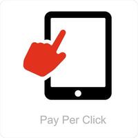 Pay Per Click icon concept vector