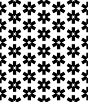 Black seamless abstract pattern. Overlay for background and backdrop. Ornamental design. PNG graphic illustration with transparent background.