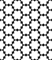 Black seamless abstract pattern. Overlay for background and backdrop. Ornamental design. PNG graphic illustration with transparent background.