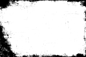 grunge gräns textur bakgrund. abstrakt ram täcka över. png grafisk illustration med transparent bakgrund.