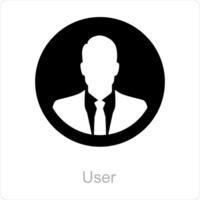 User and profile icon concept vector