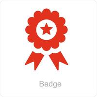 Badge and award icon concept vector