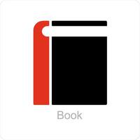 Book and 3d icon concept vector