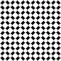 Black seamless abstract pattern. Overlay for background and backdrop. Ornamental design. PNG graphic illustration with transparent background.
