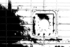 rustik grunge textur med spannmål och fläckar. abstrakt ljud bakgrund. png grafisk illustration med transparent bakgrund.