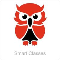 Smart Class and smart icon concept vector