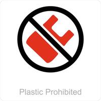 Recycle Bag and recycle icon concept vector