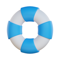 lifebuoy 3d icon illustration. customer and support 3d rendering png