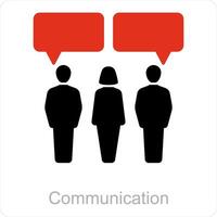 Communication and group icon concept vector