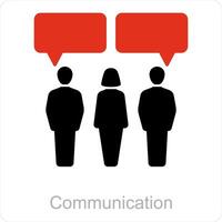 Communication and group icon concept vector