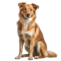 ai gegenereerd hond klem kunst png