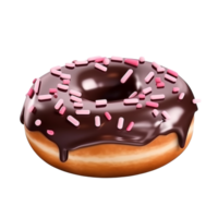 AI generated Donut clip art png