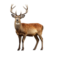 AI generated Deer clip art png