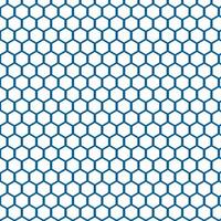 simple abstract white color poligon hexagon pattern on blueberry background vector