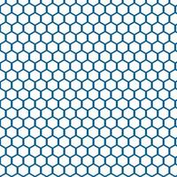 simple abstract white color poligon hexagon pattern on blueberry background vector