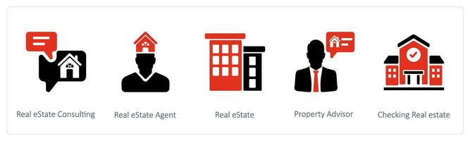 Real eState Consulting and Real eState Agent vector