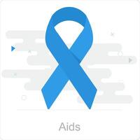 Aids and hiv icon concept vector