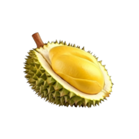 ai generado Durian Fruta acortar Arte png