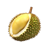 ai gerado durian fruta grampo arte png