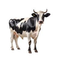 AI generated Cow clip art png