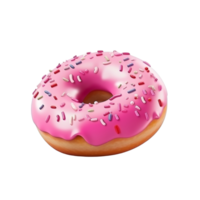 ai généré Donut agrafe art png