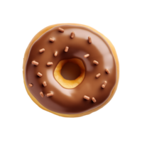 ai gegenereerd donut klem kunst png