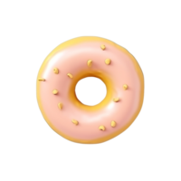 ai généré Donut agrafe art png