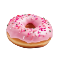 ai gegenereerd donut klem kunst png