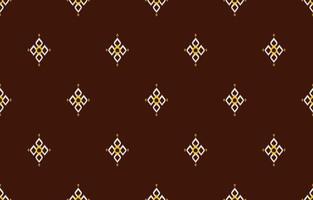 Geometric ethnic pattern design. Vector illustration abstract background carpet ikat batik fabric.