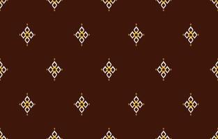 Geometric ethnic pattern design. Vector illustration abstract background carpet ikat batik fabric.