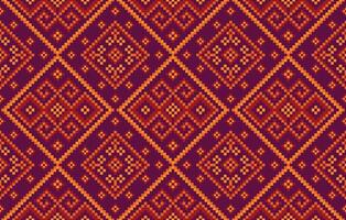 Geometric ethnic seamless pattern. vector