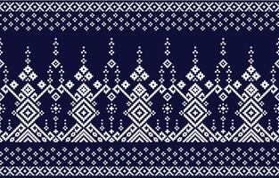 Ethnic pattern. Geometric  motif boho retro textile ikat vector graphic design