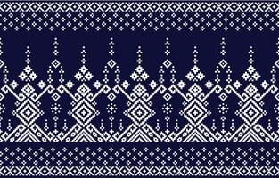Ethnic pattern. Geometric  motif boho retro textile ikat vector graphic design