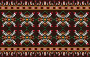 Ethnic pattern Geometric fabric patterns. Plaid pattern,Abstract,vector,illustration.Design for  Saree,Patola,Sari,Dupatta,Plaid,Ikat,texture,clothing,wrapping,decoration,carpet. vector