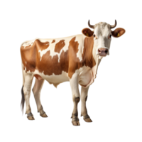 AI generated Cow clip art png