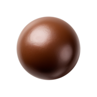 AI generated Chocolate candy top view clip art png