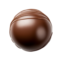 AI generated Chocolate candy top view clip art png