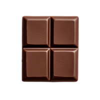 AI generated Chocolate candy top view clip art png