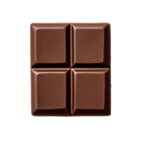 AI generated Chocolate candy top view clip art png