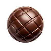 AI generated Chocolate candy top view clip art png